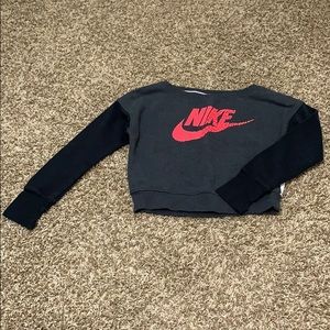 Nike long sleeve crop top